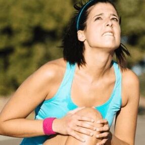 Bolečina v kolenskem sklepu z artrozo